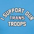 thumbnail image 3 of CafePress - Support Trans Troops Women's Dark T Shirt - Women's Traditional Fit Dark T-Shirt, 3 of 4