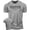 T-Shirt Heather Grey, variant on Gymish Savage Not Average Workout T-Shirt – Funny Gym Shirt for Men, Lifting Tee, Deadlift Shirt, Men’s Workout Apparel, Athletic Gym Wear