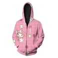 thumbnail image 4 of Hello Kitty Chandail à Capuchon pour Femmes 2022 Chandail à Capuchon Décontracté à Fermeture Éclair Chandail à Capuchon à la Mode Harajuku Couple Fermeture à Glissière Chandail à Capuchon, 4 of 7