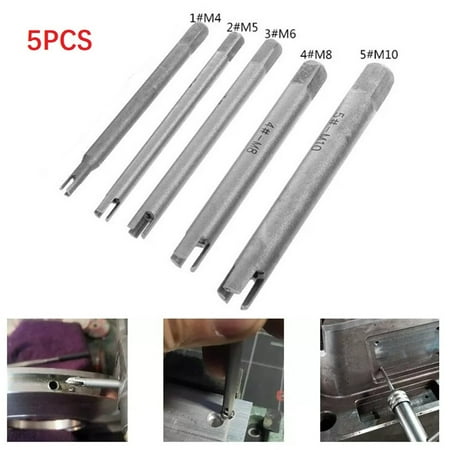 

5pcs -M10 Tap Extractor Guide Easy Wire Screw Remover Tools Drill Bits