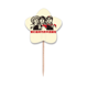 thumbnail image 1 of China Red Education Promotion time Selección de pastelitos Star lable Flag en palillos de dientes, 1 of 3