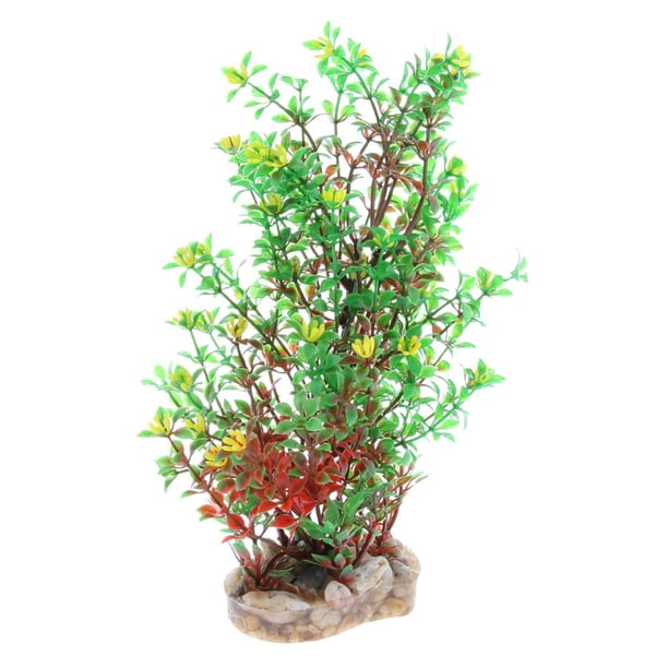 Planta de Paisajismo Acuario Tanque de Peces Acuario Altura Reptiles Cómodo - 1B Jinwen Planta de terrarios de reptiles