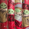 1 Roll The Mandalorian The Child Christmas Wrapping Paper 70 sq ft