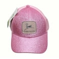 thumbnail image 2 of Gorra para mujer John Deere Pink Glitter Snapback, 2 of 8