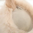 thumbnail image 4 of OULII Ear Warmers For Girls Lily Shape Beige 1Pack Winter Ear Muff Outdoor Activities, 4 of 7