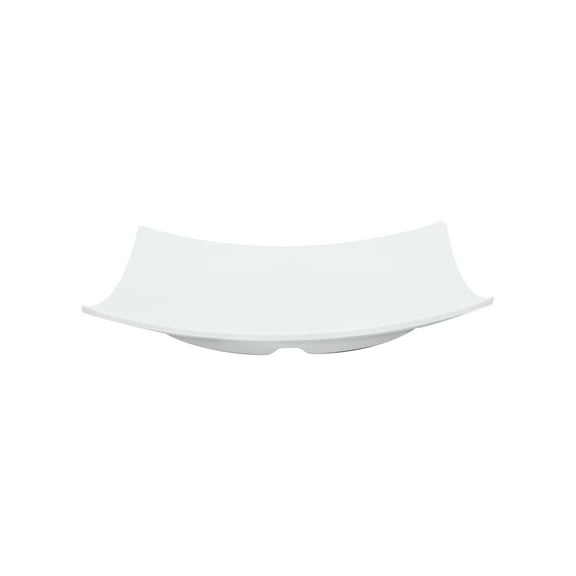 Excellante Classic White Extra Heavy Weight Melamine Dinnerware Collection 6" Flare Plate, 1" Deep, Comes in Dozen