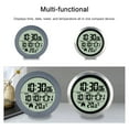 thumbnail image 3 of ametoys No Punching Suction Cup Home Waterproof Bathroom Washroom Kitchen LCD Digital Display, 3 of 7