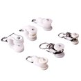 thumbnail image 2 of 10 PCS Large Square Rod Rollers Alloy Curtain Rail Track Wheels for Window Door Shower Curtains, 2 of 9