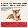 thumbnail image 3 of Crinkle Dog Toy, No Stuffing Dog Chew Toys Pineapple Plush Squeaky Pet Toy for Small Medium Dogs Interactive Training Puppy Toys Cute Stuffed Animal , Green, 10x7.5 inch, 1Pcs, 3 of 7