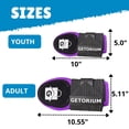 thumbnail image 2 of GETORIUM Baseball Sliding Mitt for Base Running, Baseball Accessories(Adult, Purple/Black), 2 of 4