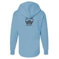 thumbnail image 2 of Harley-Davidson Women's H-D Raw-Edge Pullover Hoodie - Misty Blue (L), Harley Davidson, 2 of 2