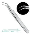 thumbnail image 1 of 1pc Precision Stainless Steel Anti-static Tweezers Electronic Phone Repair Tool, 1 of 7
