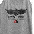 thumbnail image 3 of How to Train Your Dragon - Let's Ride - Women's Racerback Tank Top, 3 of 5