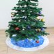 thumbnail image 4 of Injueey de felpa de árbol de Navidad Cubierta de piso de felpa de árbol de Navidad Decoración de vacaciones Kits de decoración para fiestas No.01 Injueey HA1784-01, 4 of 6
