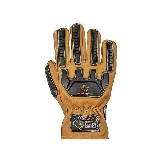 Endura Work Gloves,Drivers,3XL,Leather,PR 378GCXVB-3XL