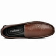 thumbnail image 5 of Big Size Men's Casual Loafers Slip On Leather Shoes Comfortable Lightweight Driving Shoes Male Moccasins Classic Penny Loafer Flats Boat Shoes Outdoor Walking Shoes, 5 of 16