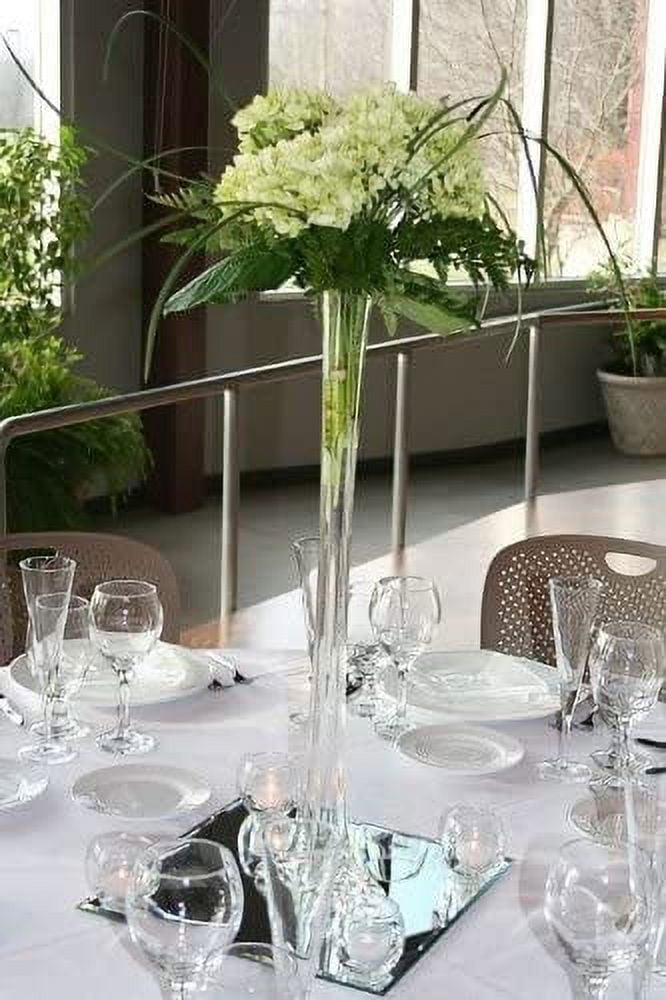 Eiffel Tower Glass Vase 24 Inches | Buy Elegant Wedding Centerpiece