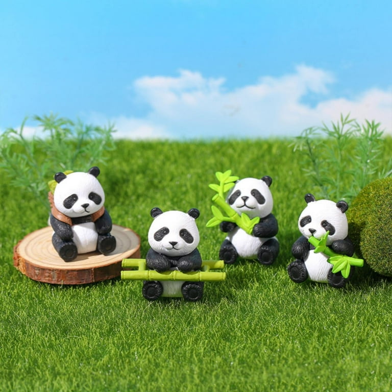 小物 panda ZXNWN Desktop Ornament Clearance 8Pcs Panda Pendant