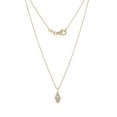 thumbnail image 2 of Gargantilla Mano De Fatima Diamantes Oro Sólido 14k, 2 of 5