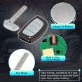 thumbnail image 4 of Reemplazo de control remoto inteligente sin llave TQ8-FOB-4F11 433 MHz para Hyundai Tucson 2018 2019 2020 2021 No. 95440-D3510 4 Botones, 4 of 7