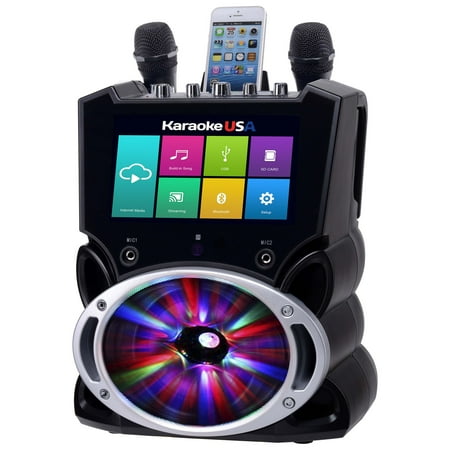 Complete Professional Karaoke - Karaoke USA WK849 Complete Wi-Fi Bluetooth Karaoke Machine