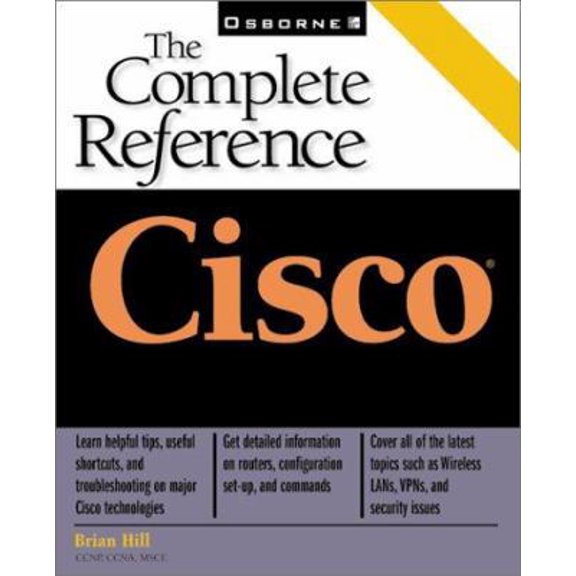 Pre-Owned Cisco: The Complete Reference (Paperback) 0072192801 9780072192803