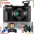 thumbnail image 1 of Canon PowerShot G7 X Mark II Digital Camera (Intl Model) + 32gb Memory SD Card Bundle + Cleaning Kit, 1 of 5
