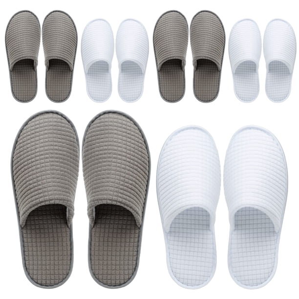 Pantuflas de spa OSTADARRA, antideslizantes, desechables, lavables, 6 pares