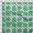 thumbnail image 4 of oneOone Cotton Jersey Green Fabric Polka Sewing Fabric By The Yard Printed Diy Clothing Sewing Supplies 58 Inch Wide, 4 of 6