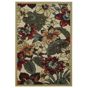 Maxy Home Hamam Collection HA-5079 (Non-Skid) Rubber Back Area Rug - 39-inch-by-60-inch - 3'x'5'