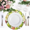 thumbnail image 4 of Ryvnso Apples and Pears Round Plate Mats Dining Table Placemat Set of 4 for Holiday Decoration, 4 of 7