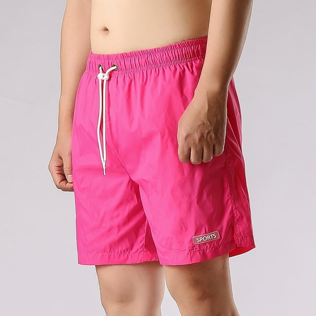 AherBiu Mens Summer Shorts Gym Workout Running Shorts Quick Dry Drawstring Elastic Waisted Shorts with Pockets