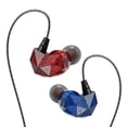 thumbnail image 2 of QKZ Auriculares con cable de sonido HiFi Auriculares deportivos de 3,5 mm Auriculares internos para teléfono, color dual seitruly EL002610-06B, 2 of 2