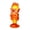 Red, variant on Lighted Heat Miser Blow Mold, 11.81 Inch Light‑Up Christmas Character Figurine, Weather‑Resistant Outdoor Porch Greeter for Yard Lawn Holiday Home Decor