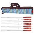 thumbnail image 2 of YLSHRF 7 In 1 BBQ Tool Set Barbecue Needle/Sticks Fork Stainless Steel Camping Barbecue Accessories Set, 2 of 8