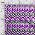 thumbnail image 2 of oneOone Polyester Spandex Violet Fabric Poker Card Craft Projects Decor Fabric Printed By The Yard 56 Inch Wide, 2 of 4