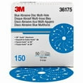 thumbnail image 2 of 3M 36175 Hookit Blue Abrasive Disc Multi-hole 6 150G MMM-36175, 2 of 3