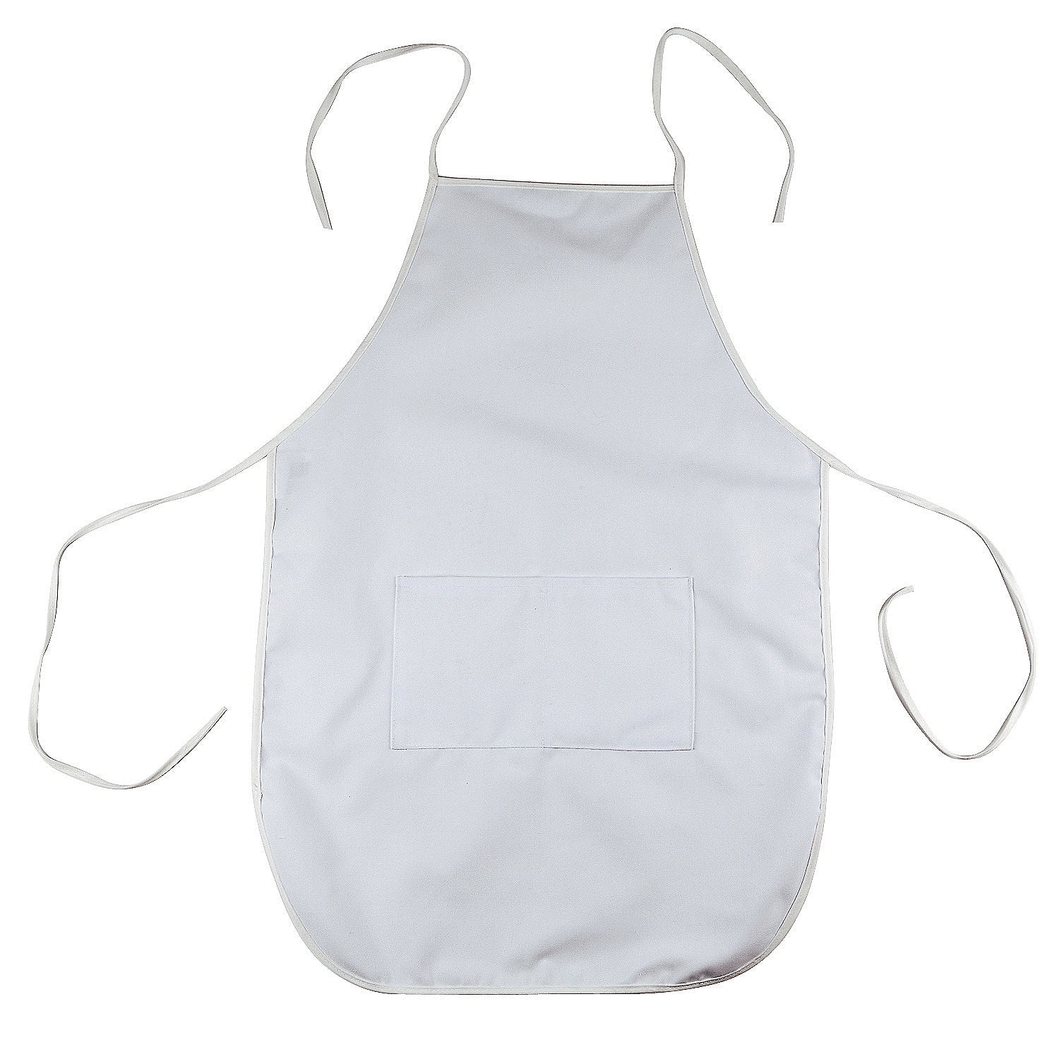 Child Size White Apron W/Pocket - Apparel Accessories - 1 Piece