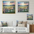 thumbnail image 4 of Designart "Valley Of Pink Blossoms" Flower Field Wall Decor, 4 of 7