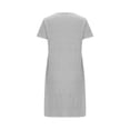 thumbnail image 6 of HomeGardon Women's Sleepwear Nightgowns for Women,Fashion Print Medium Length Dress Oversized Short Nightgown Fashion Chest Print Short Sleeve Nightdress,S-XXL, 6 of 6