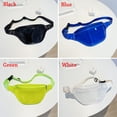 thumbnail image 2 of Women Bum Colorful Bag Laser Transparent Waterproof Fanny Pack Crossbody Chest Bags Unisex Hip Bag Waist Bags WHITE, 2 of 8