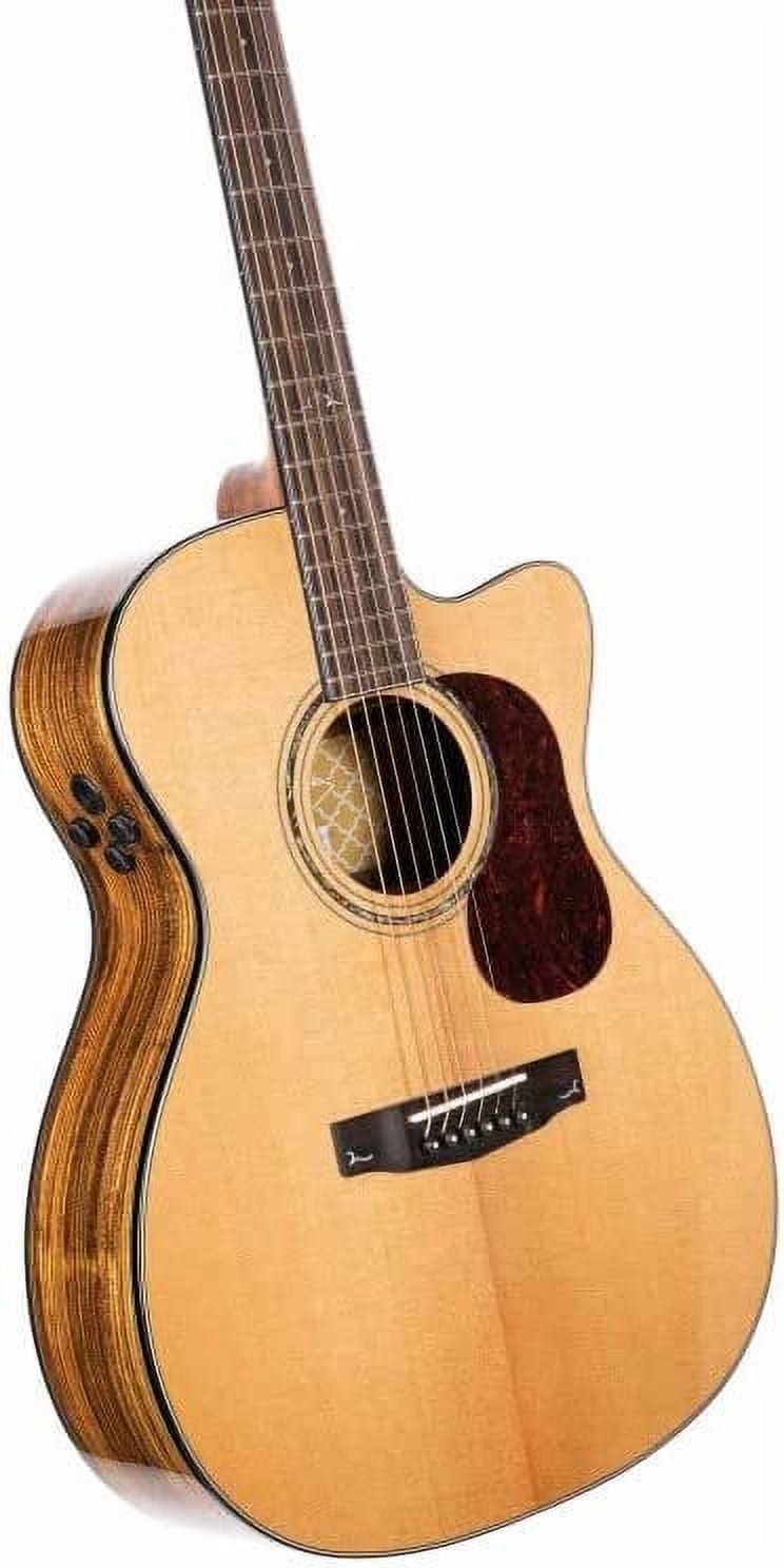 Cort GOLDOC6-BO Gold Series OC6 Bocote Acoustic Electric Guitar - Natural Glossy