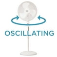 thumbnail image 5 of BLACK+DECKER 3-Speed 65-Watt 18-In. Oscillating Stand Fan with Remote, BFSR18W, 5 of 11