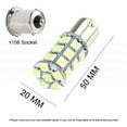 thumbnail image 6 of SHENKENUO SUPER BRIGHT LED light bulbs For John Deere LA100 LA105 LA110,6000k White,Pack of 2, 6 of 13
