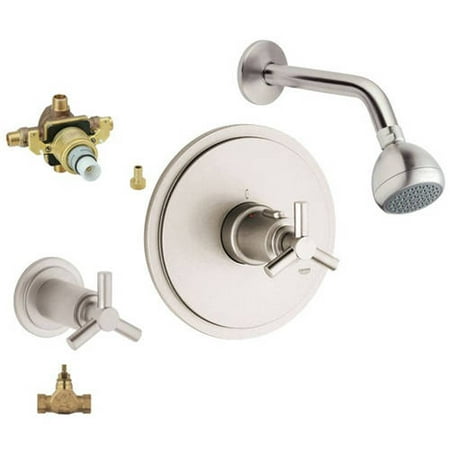 - Grohe KS19169-34331RV3-EN0 Atrio Shower Valve kit, Brushed Nickel