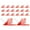 Red, variant on 20 Unit Cable Management Clip Wire Holders Wire Loader set Easy Installation for Home Organization