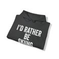 thumbnail image 4 of Skiing Hoodie, Gifts, Hooded Sweatshirt, 4 of 4