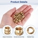 thumbnail image 2 of Uxcell 25-Pack Insertos roscados - Tuercas de inserción de latón M6 x 8 mm, 2 of 6