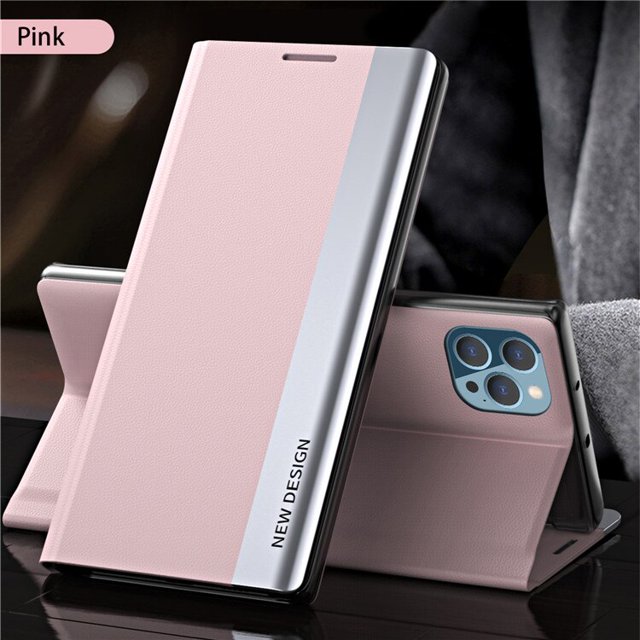 Funda abatible para iPhone 14, 6S, 7, 8 Plus, 11 Pro Max, 12, 13 Mini, XS, XR, SE, 2020, Cartera de lujo, funda de libro con soporte, bolsa magnética Fivean unisex