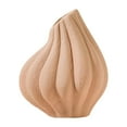 thumbnail image 2 of Vase de flores de cerámica Container floral Floral Desktop Ornament Jarrón decorativo para mesa de café Amplio Estante de hechos Regalo de Naranja, 2 of 8